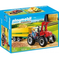 Playmobil Country 70131 Duży traktor z przyczepą