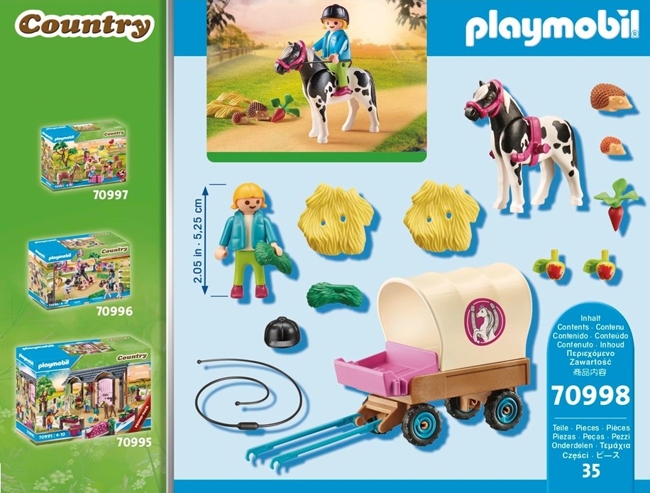 Playmobil Country 70998 Bryczka z kucykiem