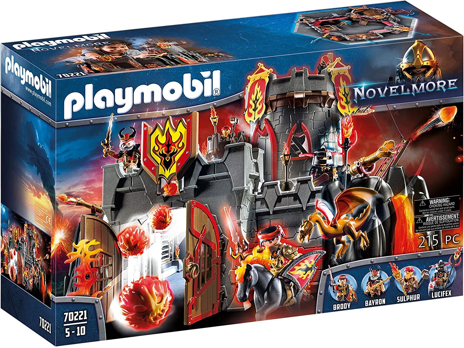 Playmobil Novelmore 70221 Twierdza Wojowników Burnham