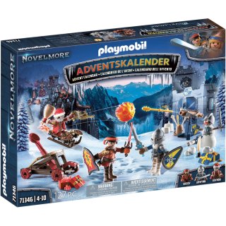 Playmobil Novelmore Kalendarz adwentowy 71346 Bitwa na śniegu