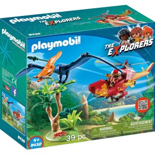 Playmobil The Explorers 9430 Helikopter z pterodaktylem