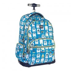 Plecak szkolny na kółkach 25L Milan 625601YTB The Yeti Blue