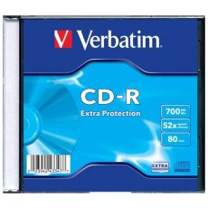Płyta CD-R Verbatim 700MB 52x 80 min Extra Protection Slim Box 43347