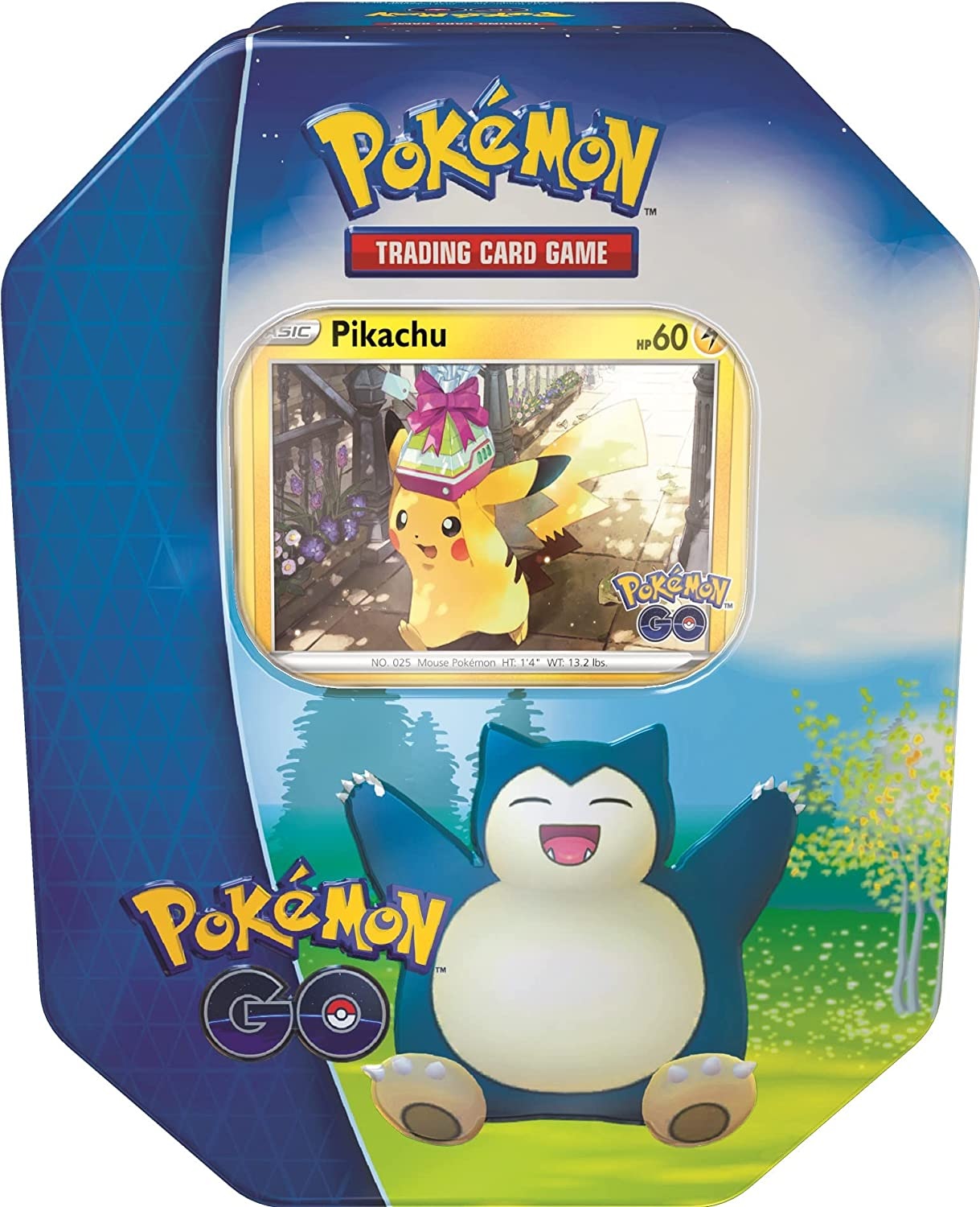 Pokemon GO TCG Tin Box Zestaw kolekcjonerski karty 85077 Snorlax