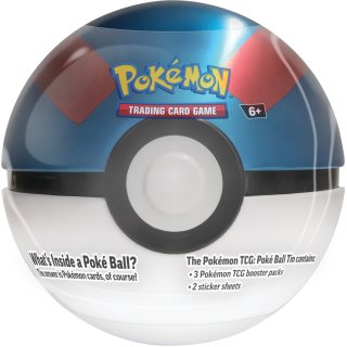 Karty Pokemon TCG Poke Ball Tin 2023 Zestaw kolekcjonerski 85275 niebieski