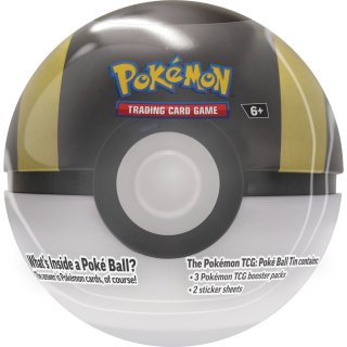 Karty Pokemon TCG Poke Ball Tin 2023 Zestaw kolekcjonerski 85275 czarny