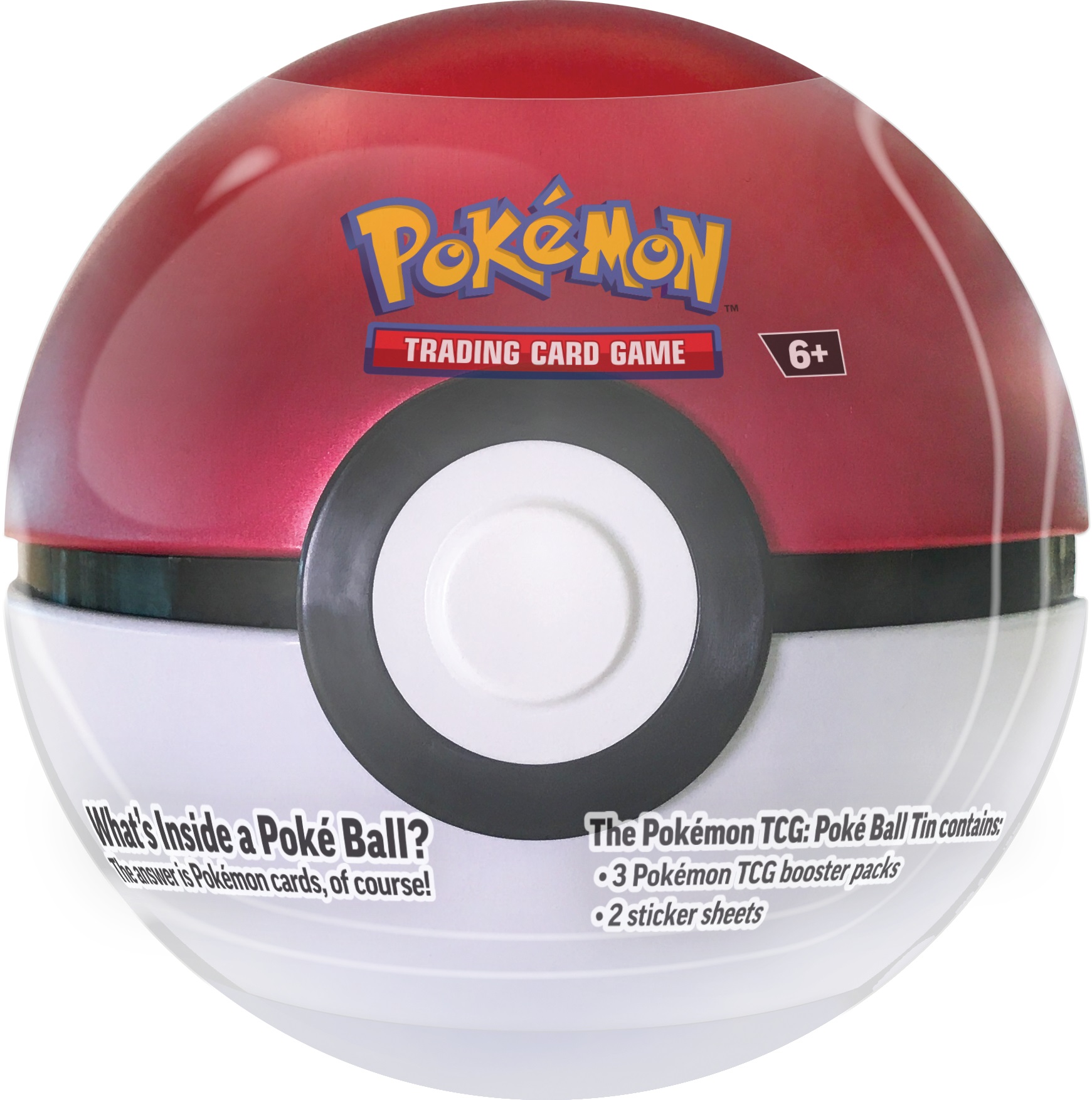 Karty Pokemon TCG Poke Ball Tin 2023 Zestaw kolekcjonerski 85275 czerwony