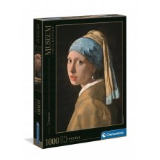 Puzzle 1000 elementów Clementoni 39614 Vermeer Dziewczyna z perłą