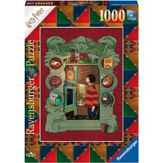 Puzzle 1000 elementów Ravensburger 165162 Harry Potter Rodzina Weasley'ów