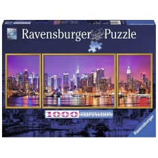 Puzzle 1000 elementów Ravensburger 197927 Nowy York Tryptyk
