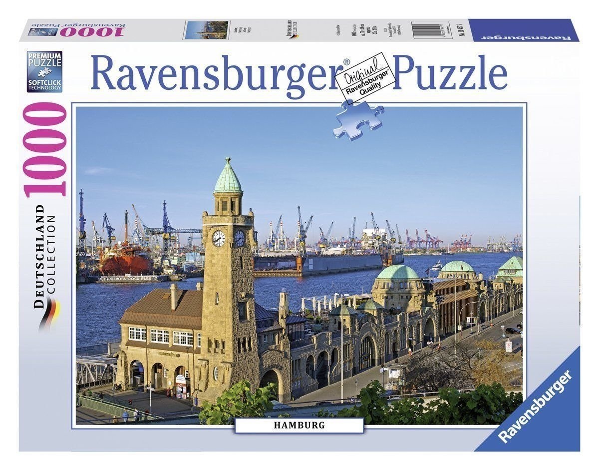 Puzzle 1000 elementów Ravensburger 194575 Hamburg