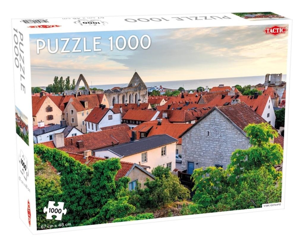Puzzle 1000 elementów Tactic Gotland Visby