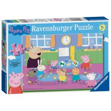 Puzzle 35 elementów Ravensburger 086276 Świnka Peppa Zabawa w klasie