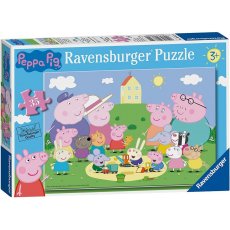 Puzzle 35 elementów Ravensburger 086320 Świnka Peppa Zabawa w parku