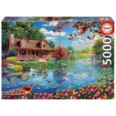 Puzzle 5000 elementów Educa G3 19056 Dom nad jeziorem