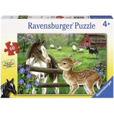 Puzzle 60 elementów Ravensburger 096251 Nowi sąsiedzi