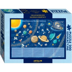Puzzle edukacyjne 200 elementów ArtGlob Układ Słoneczny Młodego Odkrywcy