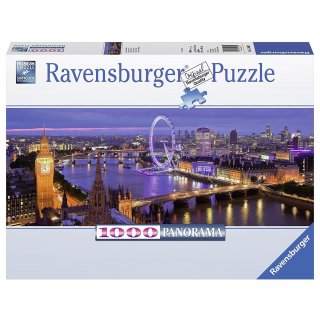 Puzzle Londyn nocą panorama 1000 el., Ravensburger 150649