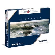 Puzzle panoramiczne 1000 elementów Clementoni 39353 Blast of wind on the Pointes des Poulains