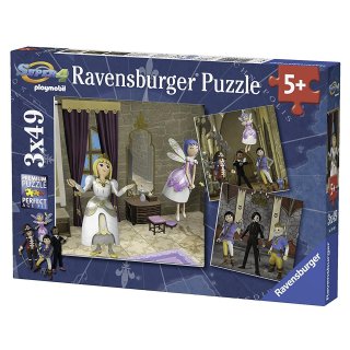 Puzzle Playmobil Królewski Ślub 3x49 el. Ravensburger 094080