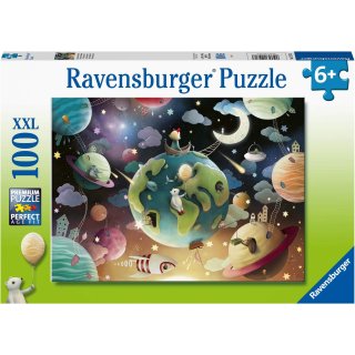 Puzzle XXL 100 elementów Ravensburger 129713 Kosmiczny plac zabaw