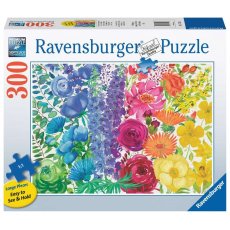 Puzzle XXL 300 elementów Ravensburger 17129 Kwietna tęcza