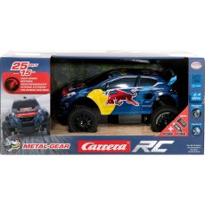 Samochód zdalnie sterowany Red Bull Peugeot WRX 208 Rallycross 1:18 Carrera RC 182021