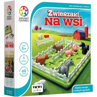 Smart Games Zwierzaki na wsi (PL) gra logiczna Smart IUVI Games
