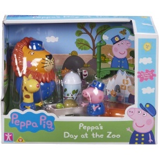 Świnka Peppa Dzień w ZOO 3 figurki i akcesoria TM Toys PEP 07173
