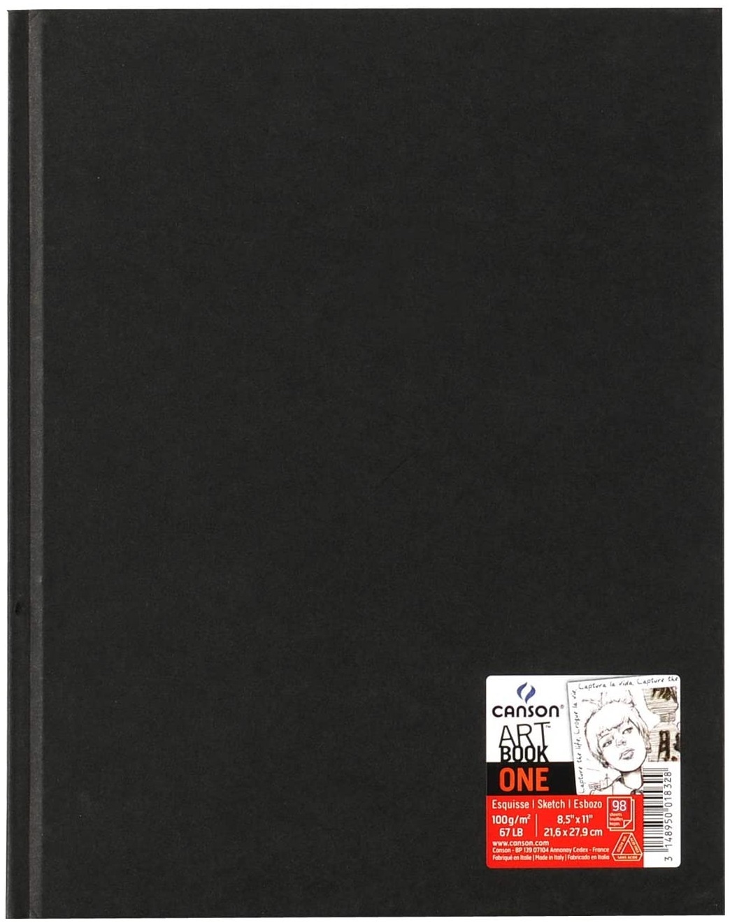 Szkicownik One Art Book 21,6x27,9 cm 98 kartek 100 g biały Canson 400110289