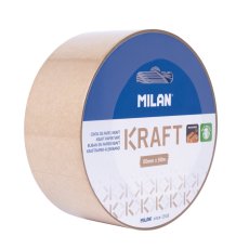 Taśma klejąca papierowa Kraft MILAN 50 mm x 50 m