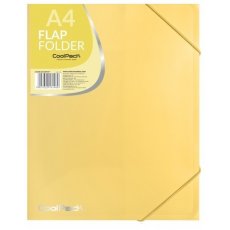 Teczka z gumką A4 Flap Folder CoolPack pastelowa żółta
