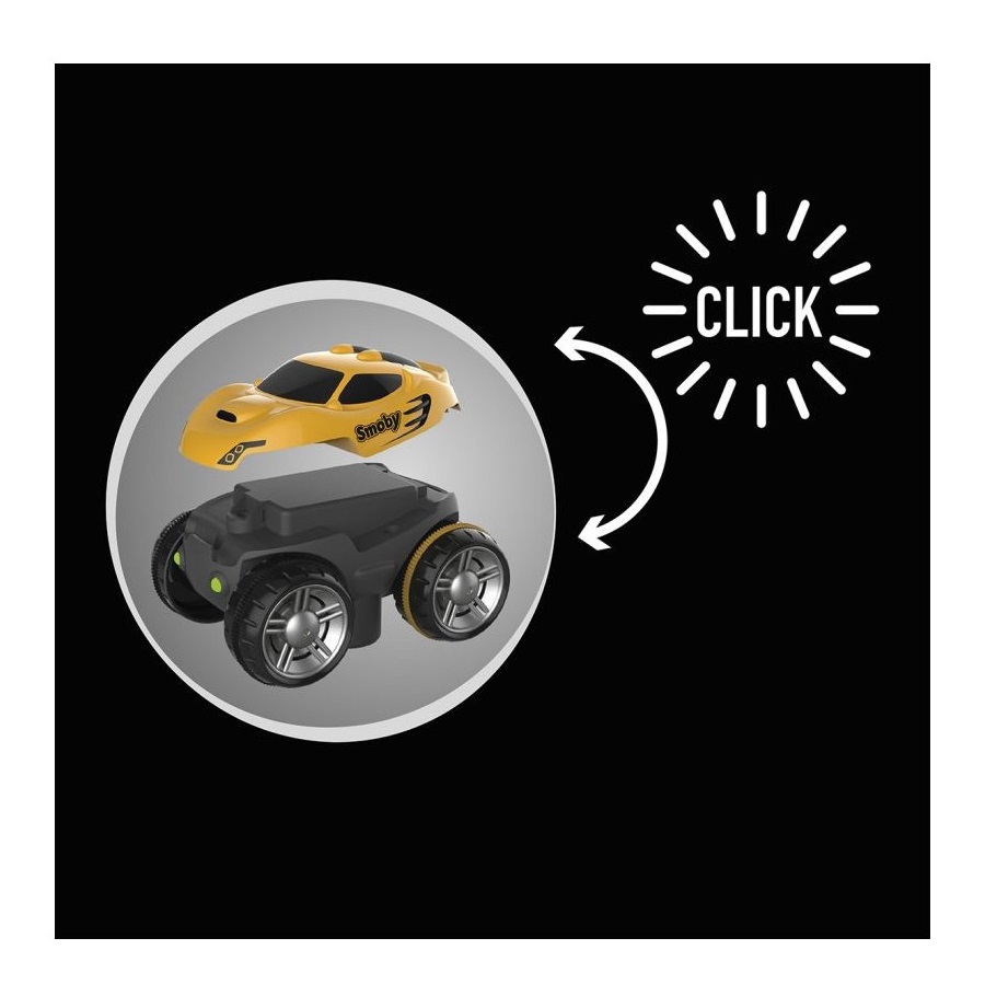 Tor samochodowy + autko ze światłem Zestaw startowy Smoby Flextreme 180902