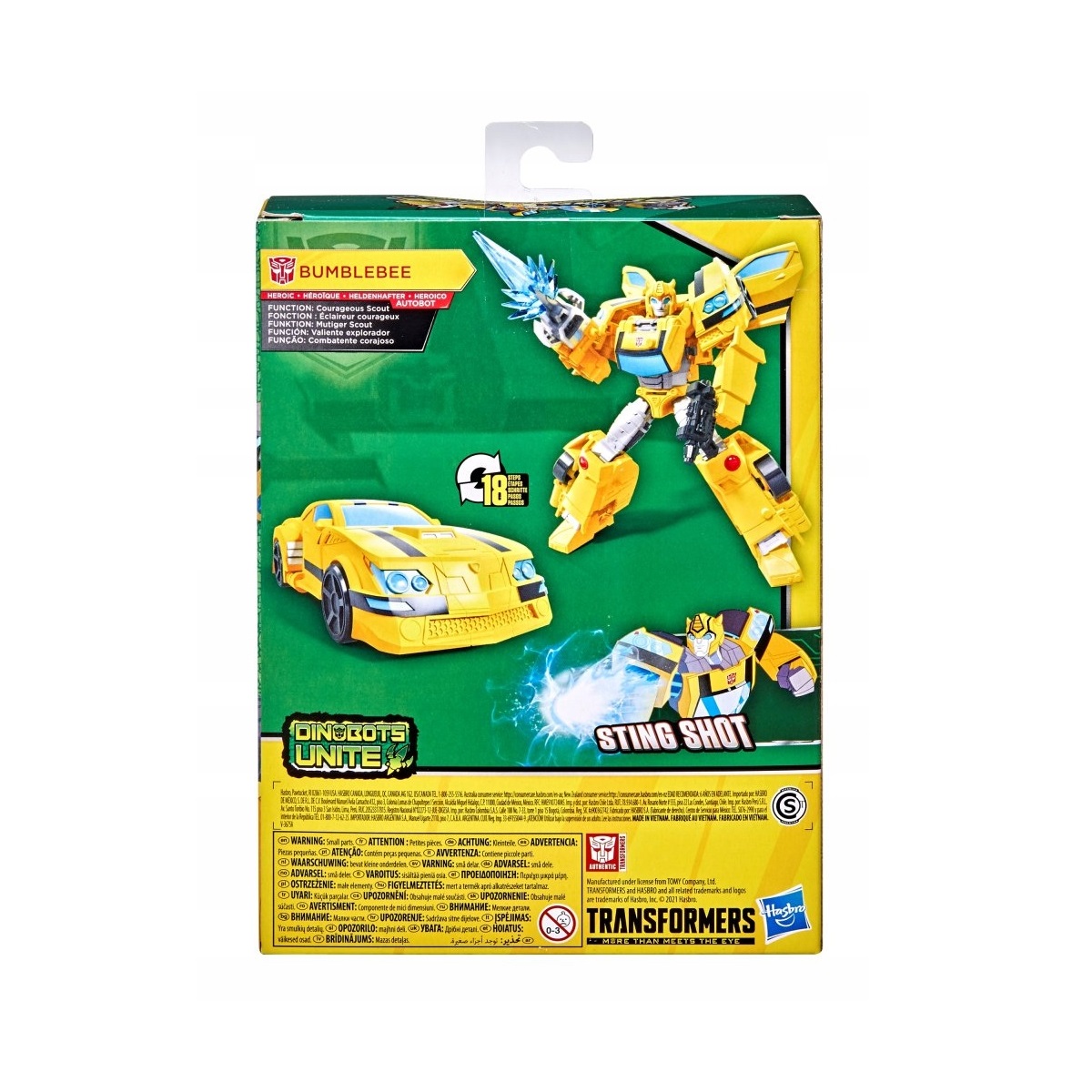 Transformers Cyberverse Adventures Hasbro E7053 F7099 Figurka Bumblebee 