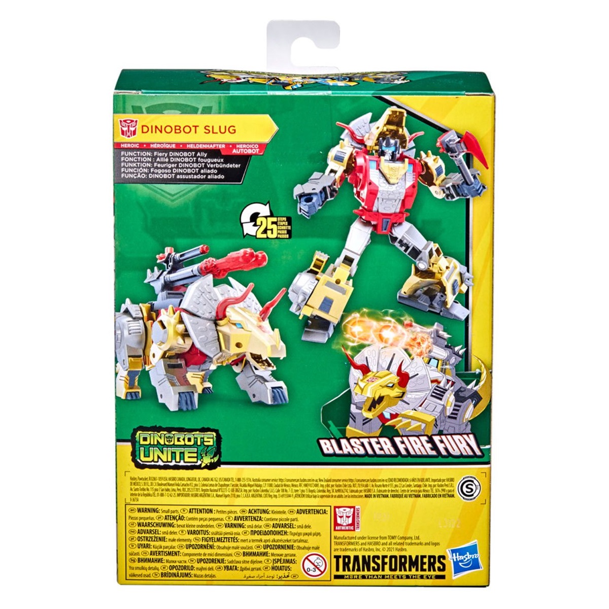 Transformers Cyberverse Adventures Hasbro E7053 F2762 Figurka Dinobot Slug