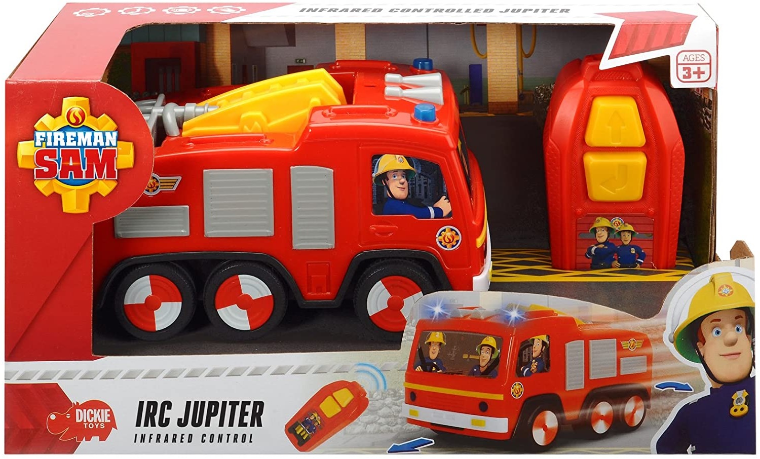 Wóz strażacki zdalnie sterowany IRC Jupiter Strażak Sam Dickie 309-3003